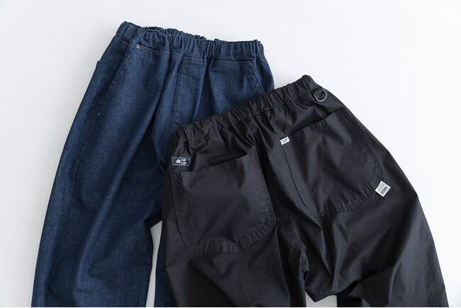 老舗ジーンズブランド「Lee( リー)」とのコラボ「CAMP LOGOS Lee コラボ フリージーパンツ」2色が新発売！