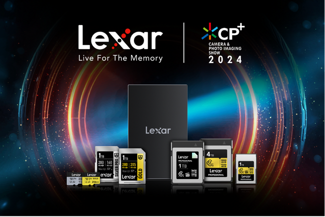 フラッシュメモリのリーディングカンパニーが日本で再始動！　LexarがCP+2024で業界トップクラスのハイエンド製品を展示
