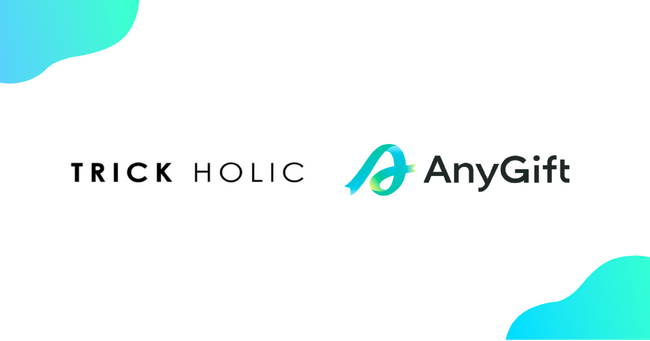 SNSフォロワー数10万人超のベビー&キッズ用品ブランド「 TRICK HOLIC」にて、eギフトサービス『AnyGift』を導入