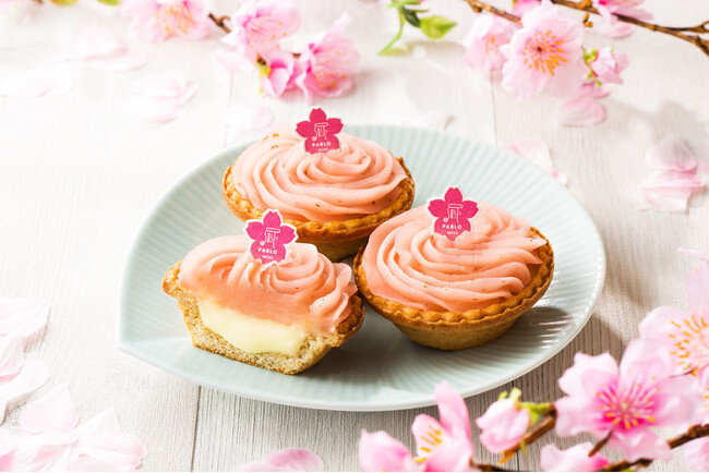 チーズタルト専門店パブロ【新商品】桜シーズンが待ちきれない！「PABLO mini さくらもち」が登場します。