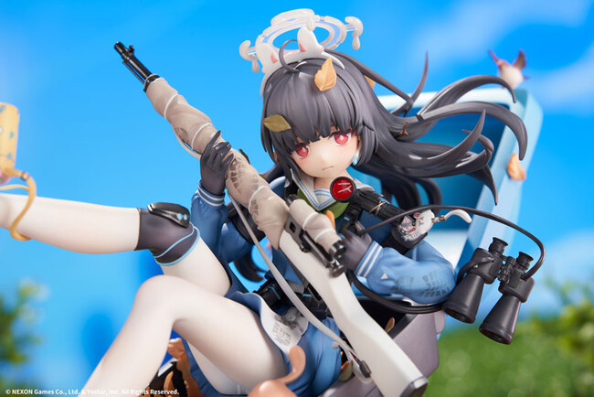 『ブルーアーカイブ』より、「ミユ」がフィギュアとなって登場。幼さを感じさせるボディラインは、弱気な表情と相まって可憐さ溢れる仕上がり。