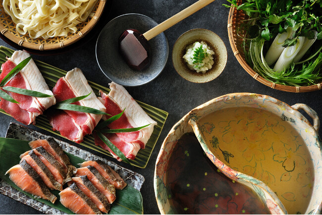 【界 鬼怒川】猪肉とサクラマスを味わう「桜牡丹鍋」が新登場｜提供期間：2024年3月1日～5月31日