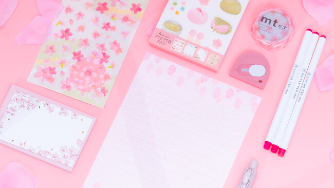 春をはこぶ、桜アイテムづくしの文房具ボックスを2024年3月1日（金）より海外発売開始