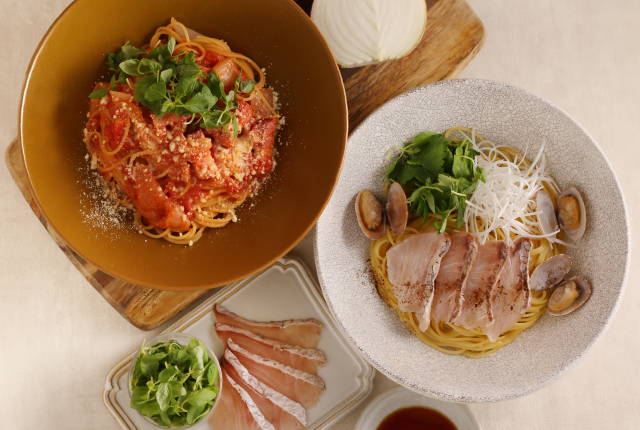 兵庫県産食材を味わう春の和パスタ!『こなな』から、季節限定パスタ2種が3/1より登場!