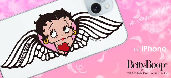 アメリカ生まれのキュートなキャラクター「Betty Boop(TM)（ベティー ブープ(TM)）」のiPhoneケースがシンクイノベーション株式会社より発売されます！