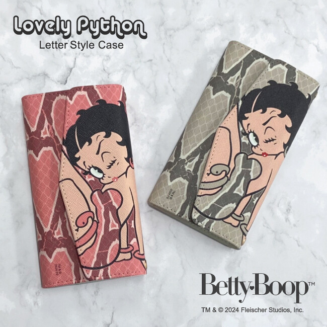 アメリカ生まれのキュートなキャラクター「Betty Boop(TM)（ベティー ブープ(TM)）」のレター型スマホケースがシンクイノベーション株式会社より発売されます！