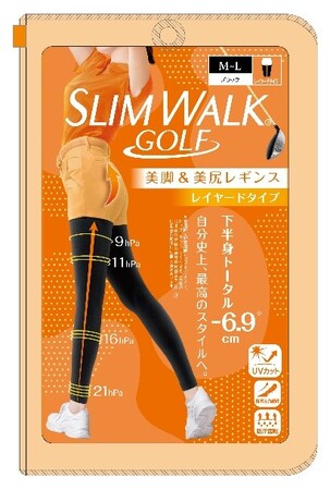 着圧×UVカットで、ゴルフ中に美脚をキープ！スリムウォークからゴルフ向けの新シリーズ「SLIMWALK GOLF」始動！