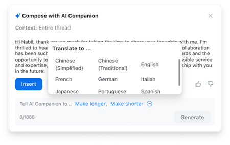 Zoom AI Companion、サポート言語自動検出機能を追加