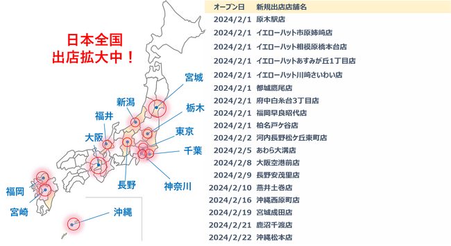 【2月速報】ニコニコレンタカー18店舗が全国で一斉OPEN！