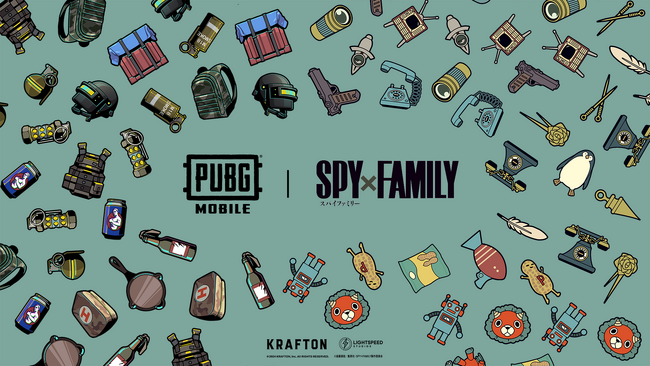 『PUBG MOBILE』が世界的アニメ『SPY×FAMILY』とコラボ！