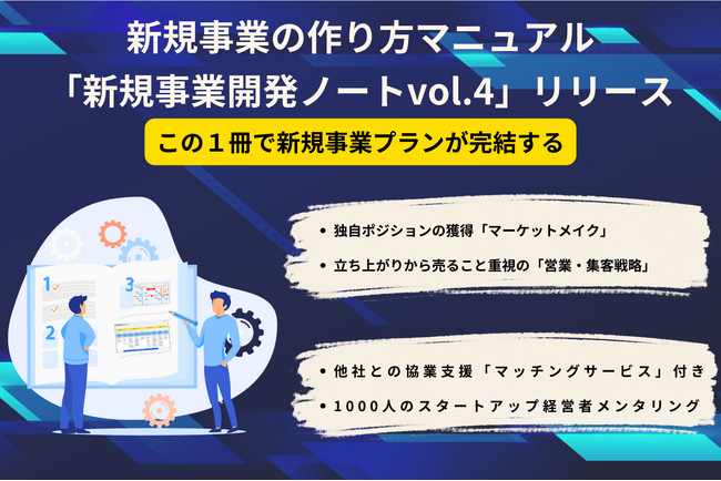 新規事業の作り方が分かる「earthkey新規事業開発ノートVOL.４」4月1日リリース
