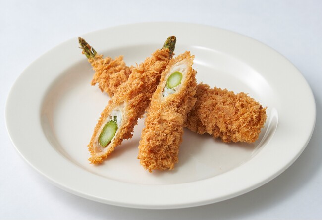 「アスパラの巻きかつ」を全国の直営店舗にて３/13新発売