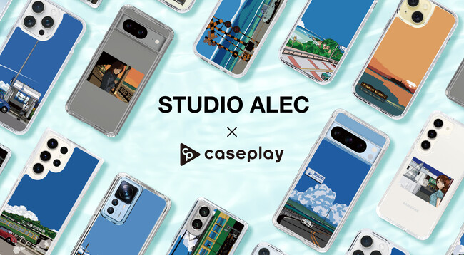 湘南の素敵な風景をイラストタッチで描く「湘南物語」のスマートフォンアクセサリーが、“機種×コンテンツ×デザイン”で豊富なスマホアクセサリーを取り揃えるcaseplayから登場！