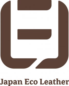 新しいロゴ　Japan Eco Leatherの頭文字であるJ、E、Lをひとつのシンボルとし、また、日本の“日”も表現しています