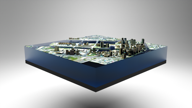 AR空間で近未来の都市探索。アップフロンティア、清水建設が共同開発した『豊洲Diorama Vision』が登場