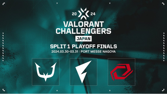 VALORANT Challengers Japan 2024 Split 1 Playoff Finals「REJECT」「FENNEL」「Sengoku Gaming」がオフライン大会に出場決定！