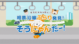 「そうにゃんが行く！相鉄沿線ぶらり発見！そうにゃんだー！」（イメージ）