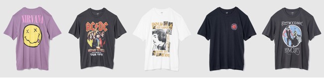 Gapが、世界的アーティストとコラボレーションしたバンドTシャツコレクションを3月19日(火)に発売