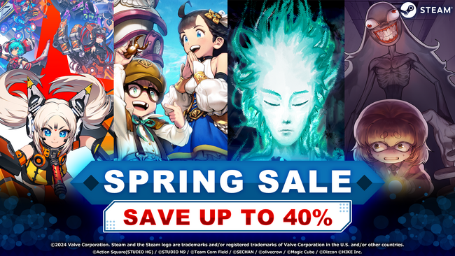 本体価格最大40％OFFも！Steam(R)スプリングセールで発売中の6タイトルをお得に買おう