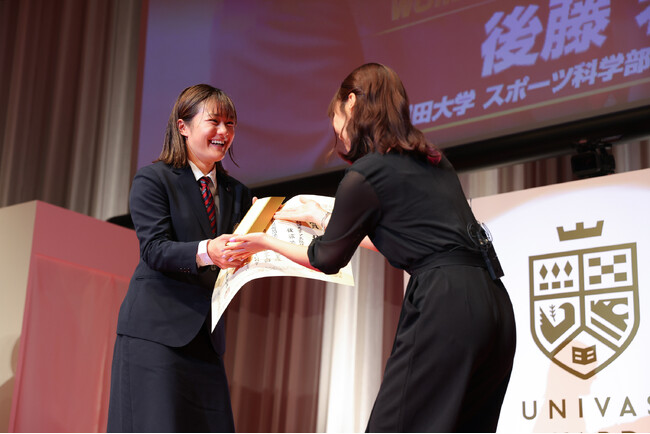 『UNIVAS AWARDS 2023-24』 立命館大 山下憂選手、早稲田大学 後藤若葉選手、佛教大学 藤原芽花選手などが最優秀賞を受賞！ アルムナイ アウォードはトヨタ会長 豊田章男氏が受賞！