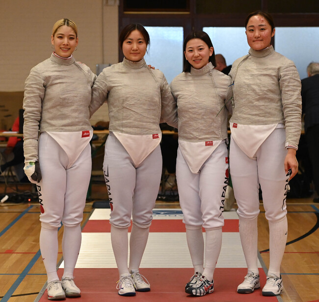 【フェンシング】女子サーブル日本代表チームがワールドカップ（ベルギー／シント-二クラス）でパリ五輪出場内定！