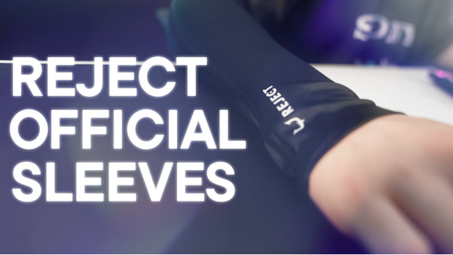 プロeスポーツチーム「REJECT」が新商品「REJECT GAMING ARM SLEEVE」を販売！