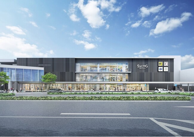 4月25日、第一弾商業施設「SWING MALL」を南口に開業します