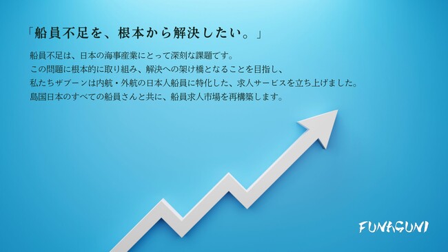 船員特化型求人サイト「FUNAGUNI(フナグニ)」を4月にリリース!本日より事前登録開始!