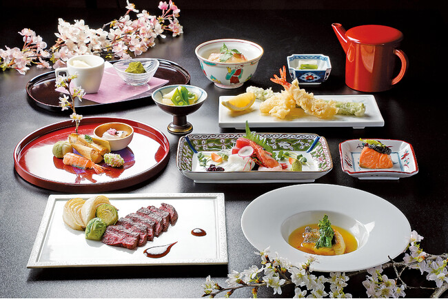 【明治記念館 鮨・天麩羅・鉄板焼「羽衣」】“お花見を彩る春の味わい” 羽衣の職人が贈る期間限定メニュー！
