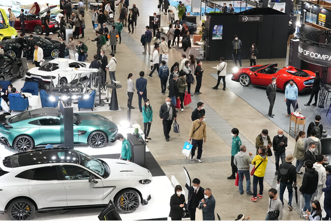 1億円を超える車両も展示！至極のプレミアムカーが勢揃い日本最大級のマリンイベント「ジャパンインターナショナルボートショー2024」