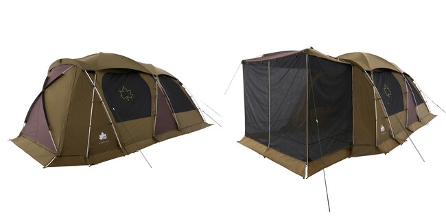 LOGOS最高峰の定番２ルームテントに次世代モデルが登場！「プレミアム PANEL グレートドゥーブルG2・プラス XL-BD」「プレミアム デビルブロックルーム EX-BD」新発売！