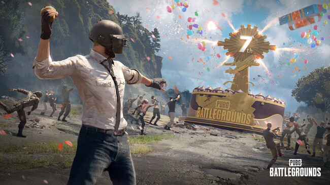 KRAFTON, PUBG: BATTLEGROUNDS 7周年アップデート後、最高同時接続者数70万人を突破