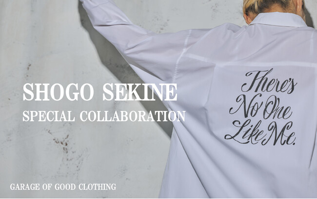 【GARAGE OF GOOD CLOTHING】イラストレーター・SHOGO SEKINE氏とコラボレーション　オリジナルメッセージで描いた限定アイテムを発売