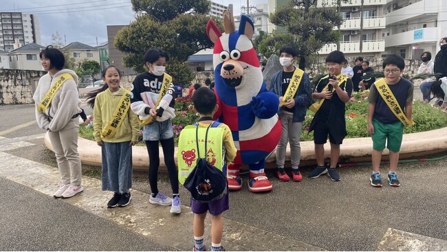 ゴーディーによるあいさつ運動(24年3月)実施の報告