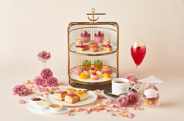 【ウェスティンホテル横浜】　開業2周年を記念し、横浜の市花「バラ」をテーマにしたアフタヌーンティーやスパなど各種記念プロモーションを展開