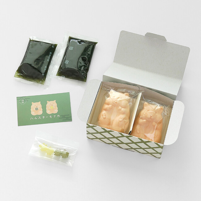 抹茶好きにはたまらない!ハムスターモナカ抹茶餡に2個入りが登場!