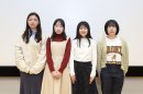 EGOI 2024日本代表選手 左から 植田さん、志村さん、籏智さん、藤居さん