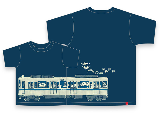 OJICOから小田急8000形をモチーフにした新作Tシャツが先行販売で登場！