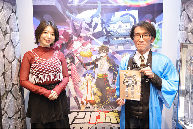 AnimeJapan 2024にて新発表続々！『城郭合体オシロボッツ』 ～ステージでは古墳女子への布教活動と検証～ 古墳女子代表・八卷さん「お城と古墳はほぼイコール」と大興奮