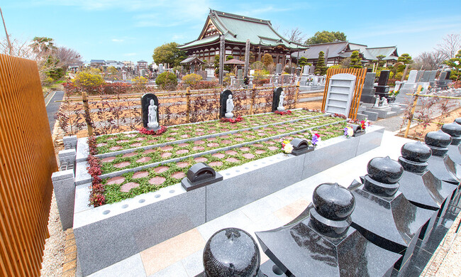 【松伏町】お墓の維持管理や継承問題を解決。光厳寺に『エータイの永代供養墓』開苑