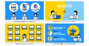 「biz-usクラウド」サービス紹介動画のシーンの一部 「biz-usクラウド」サービス紹介動画のシーンの一部