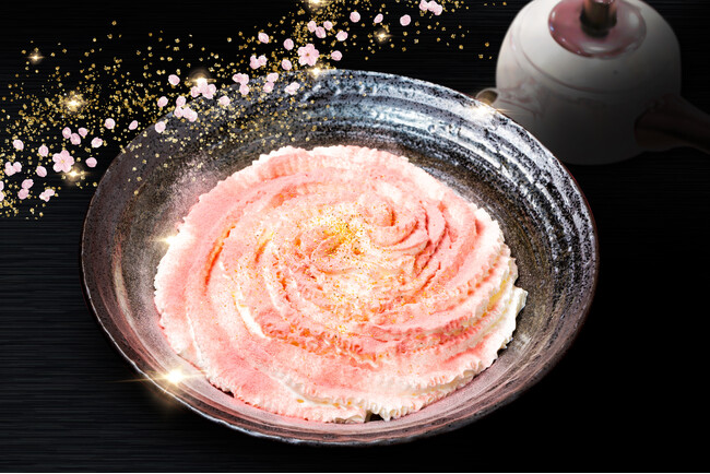 SNSで大人気！「白い明太チーズクリームうどん」が春にぴったりの贅沢うどんに大変身！山下本気うどん 新商品『金と桜舞う　白い明太チーズクリームうどん』発売！