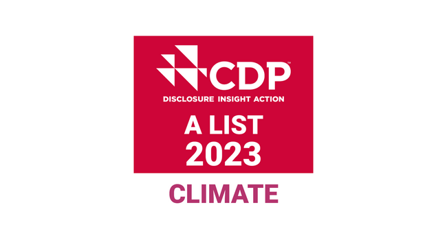 CDP 最高評価『気候変動Aリスト』企業に５度目の認定