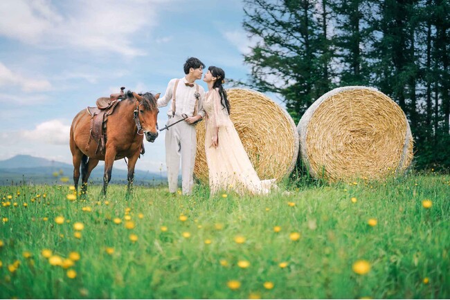 北海道の旅×フォトウェディング「スタジオSOLA美瑛店」2024年5月~10月限定オープン!