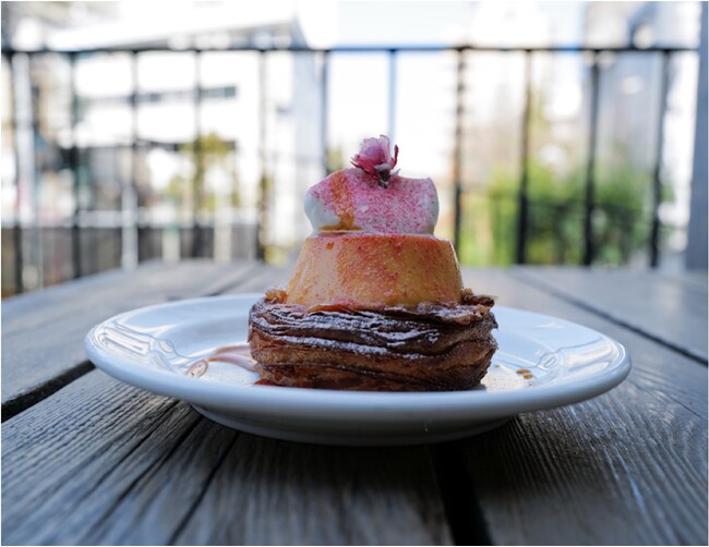 代官山ベーカリーカフェ GARDEN HOUSE CRFTS、「プリン」と「クロワッサン」の掛け算から生まれた進化系スイーツパン【プリワッサン】を発売開始！