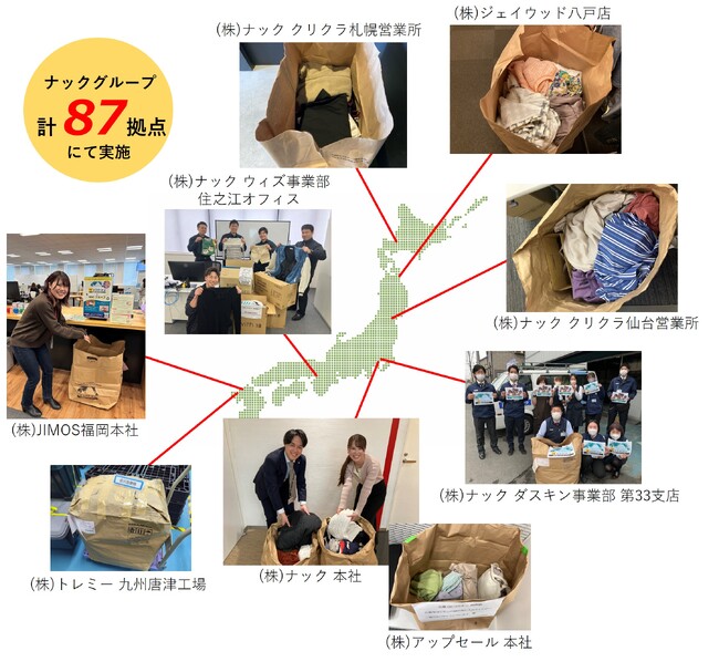 “暮らしのお役立ち企業” 株式会社ナック「古着deワクチン まごころプロジェクト」に参加!