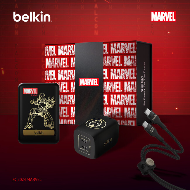 ヒーローとともに冒険に出かけよう！「Belkin」マーベル限定モデル製品のギフトボックスを販売