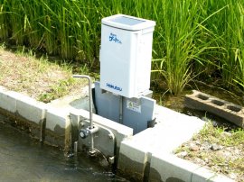ほ場での設置状況 ほ場での設置状況