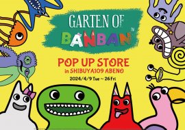 【Garten of Banban POP UP STORE in SHIBUYA109 ABENO メインビジュアル】