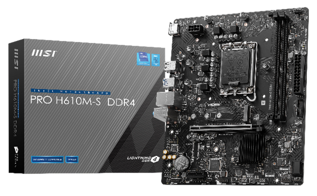 MSI、Intel(R) Core(TM) プロセッサー（第14世代）対応のH610チップセット搭載Micro-ATXマザーボード「PRO H610M-S DDR4」をパソコン工房限定で発売